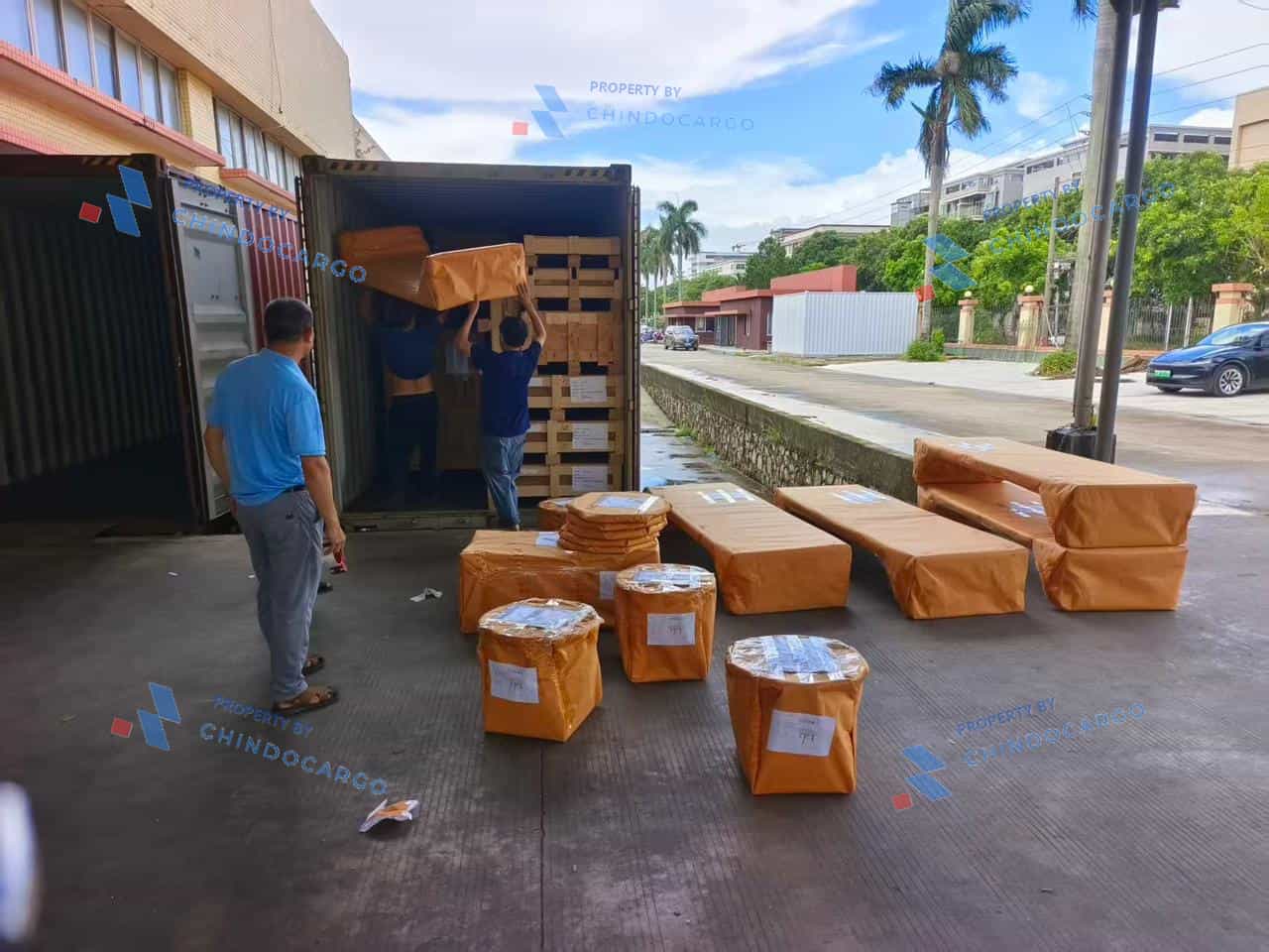 Bukti pengiriman Chindo Cargo — kiriman import China ke Indonesia #1 · Dokumentasi pengiriman customer Chindo Cargo dari China ke Indonesia.
