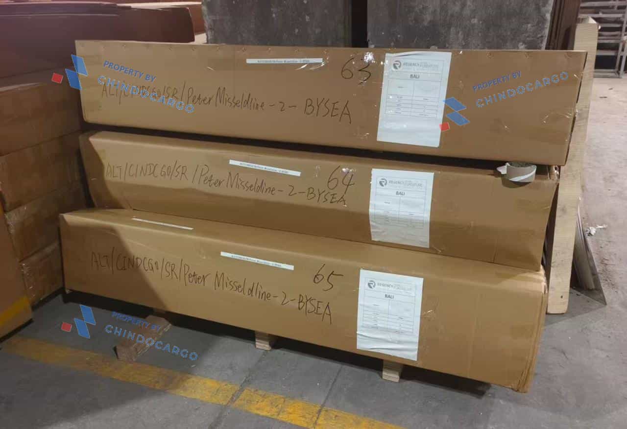 Bukti pengiriman Chindo Cargo — kiriman import China ke Indonesia #5 · Dokumentasi pengiriman customer Chindo Cargo dari China ke Indonesia.