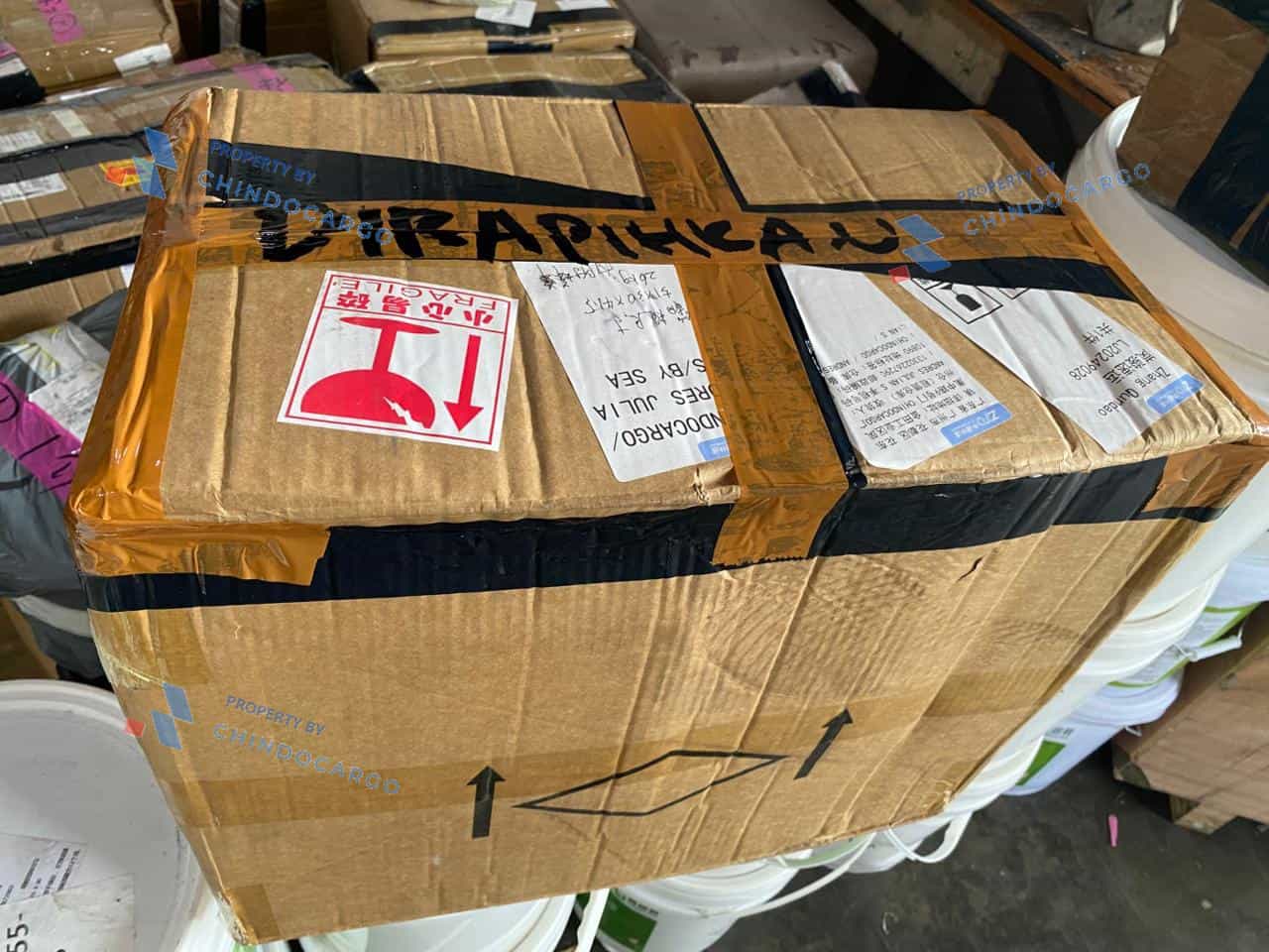 Bukti pengiriman Chindo Cargo — kiriman import China ke Indonesia #11 · Dokumentasi pengiriman customer Chindo Cargo dari China ke Indonesia.