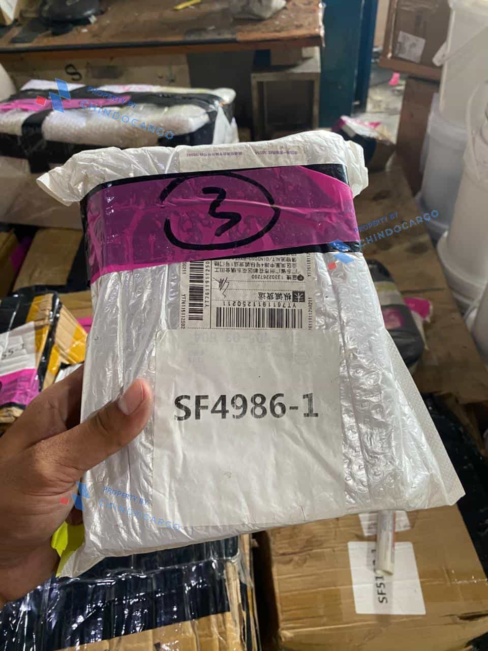 Bukti pengiriman Chindo Cargo — kiriman import China ke Indonesia #18 · Dokumentasi pengiriman customer Chindo Cargo dari China ke Indonesia.