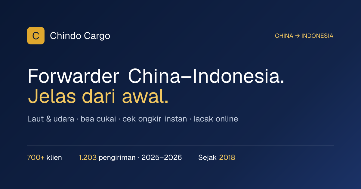 Cara Cek HS Code & Tarif Bea Masuk Impor 2026 · Chindo Cargo